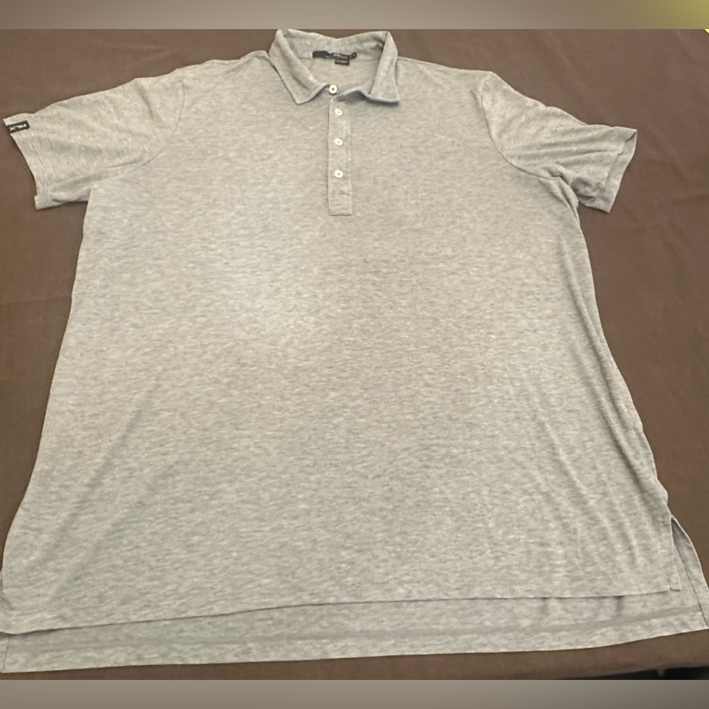 RLX Ralph Lauren men’s grey shortsleeved polo. Size XXL